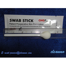 Skin Antiseptic CHG Swabsticks, medical swabsticks, factory direct sale